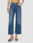 RE/DONE- High Rise Wide Leg Crop Mid 70s - Edit by Elaine Turner