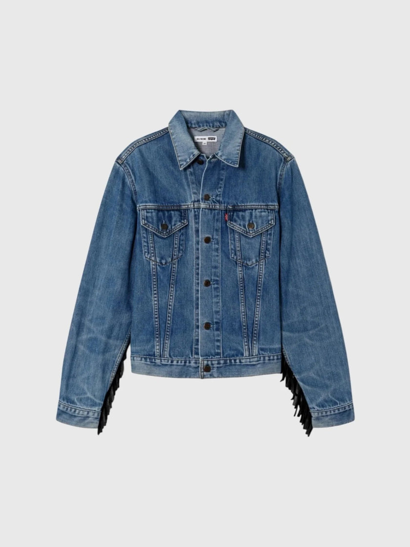 RE/DONE- Levi's Fringe Trucker - Edit by Elaine Turner