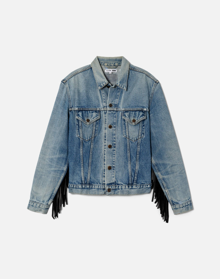 RE/DONE- Levi's Fringe Trucker - Edit by Elaine Turner