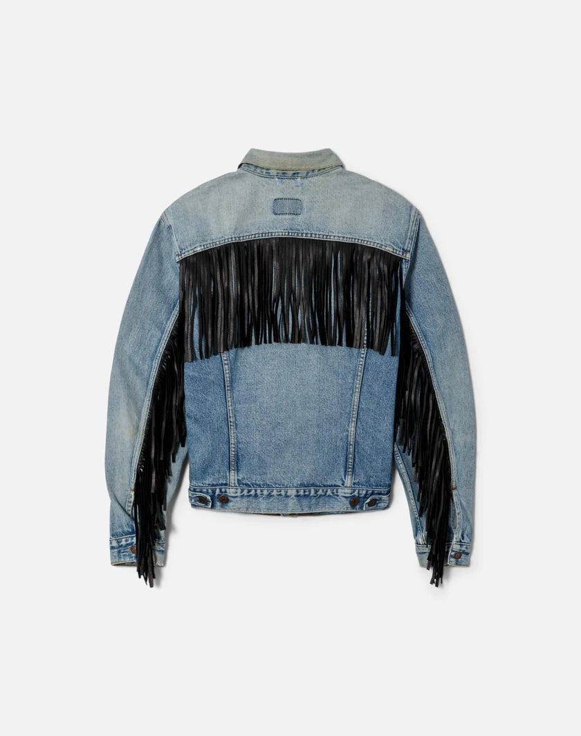 RE/DONE- Levi's Fringe Trucker - Edit by Elaine Turner