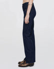 RE/DONE- Mid Rise Kick Flare Denim- Cross Hatch Rinse - Edit by Elaine Turner