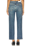 RE/DONE- Painter Stover Pipe Jeans- Crafted Indigo - Edit by Elaine Turner