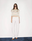 RE/DONE- The Sanasa Jean- White - Edit by Elaine Turner