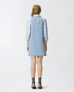 Rhinestone Denim Mini Dress - Edit by Elaine Turner