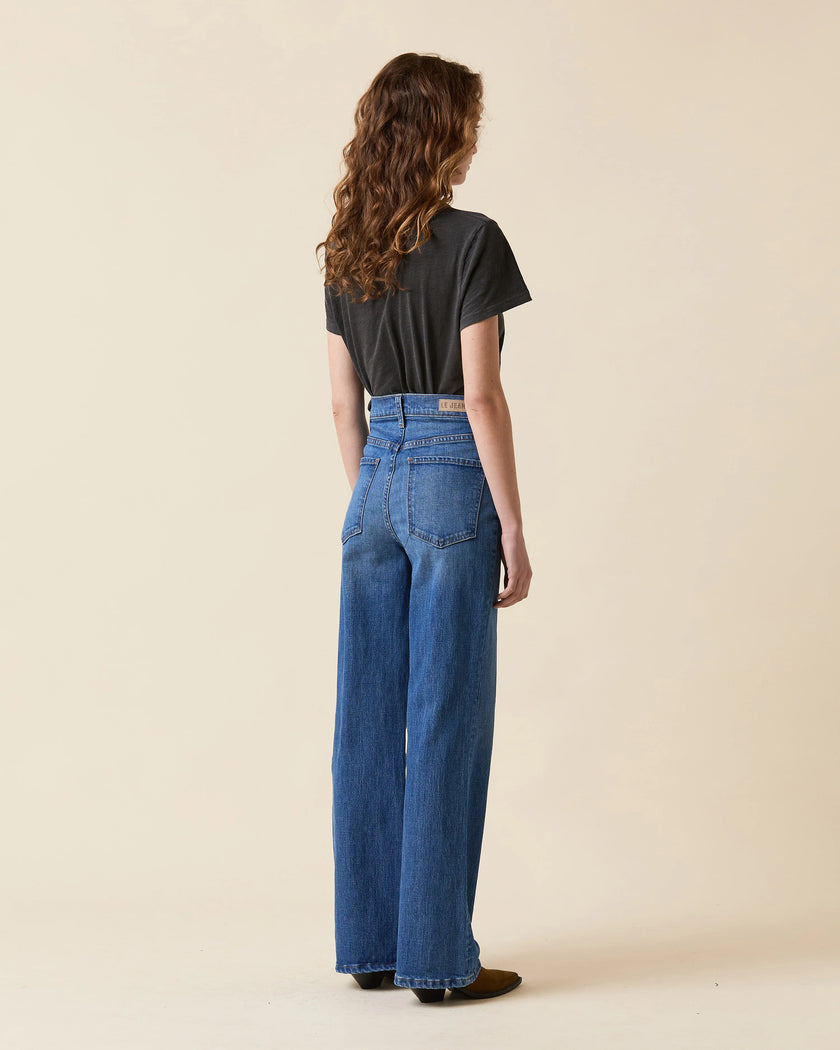 Farrah Flare High Rise Denim- Bohemian Blue