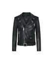 Soft Napa Leather Biker Jacket - Edit by Elaine Turner