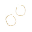 Square Hoops- Gold - Edit by Elaine Turner