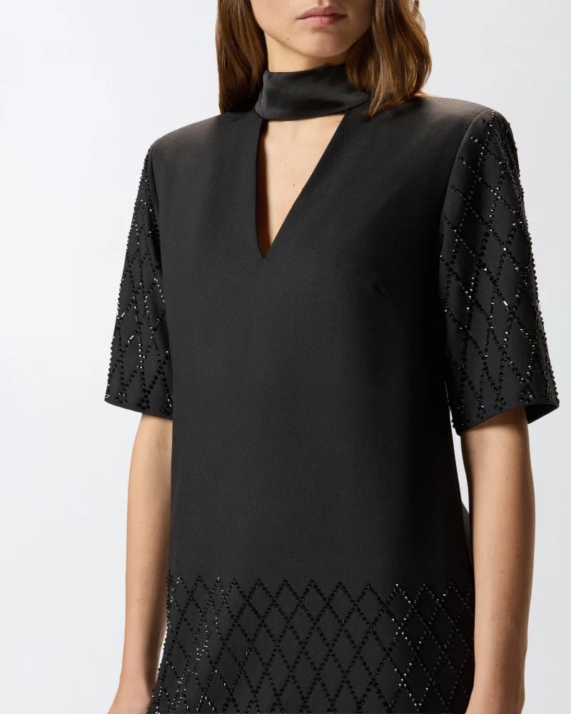 T-Shirt Rhinestone Dress - Edit by Elaine Turner