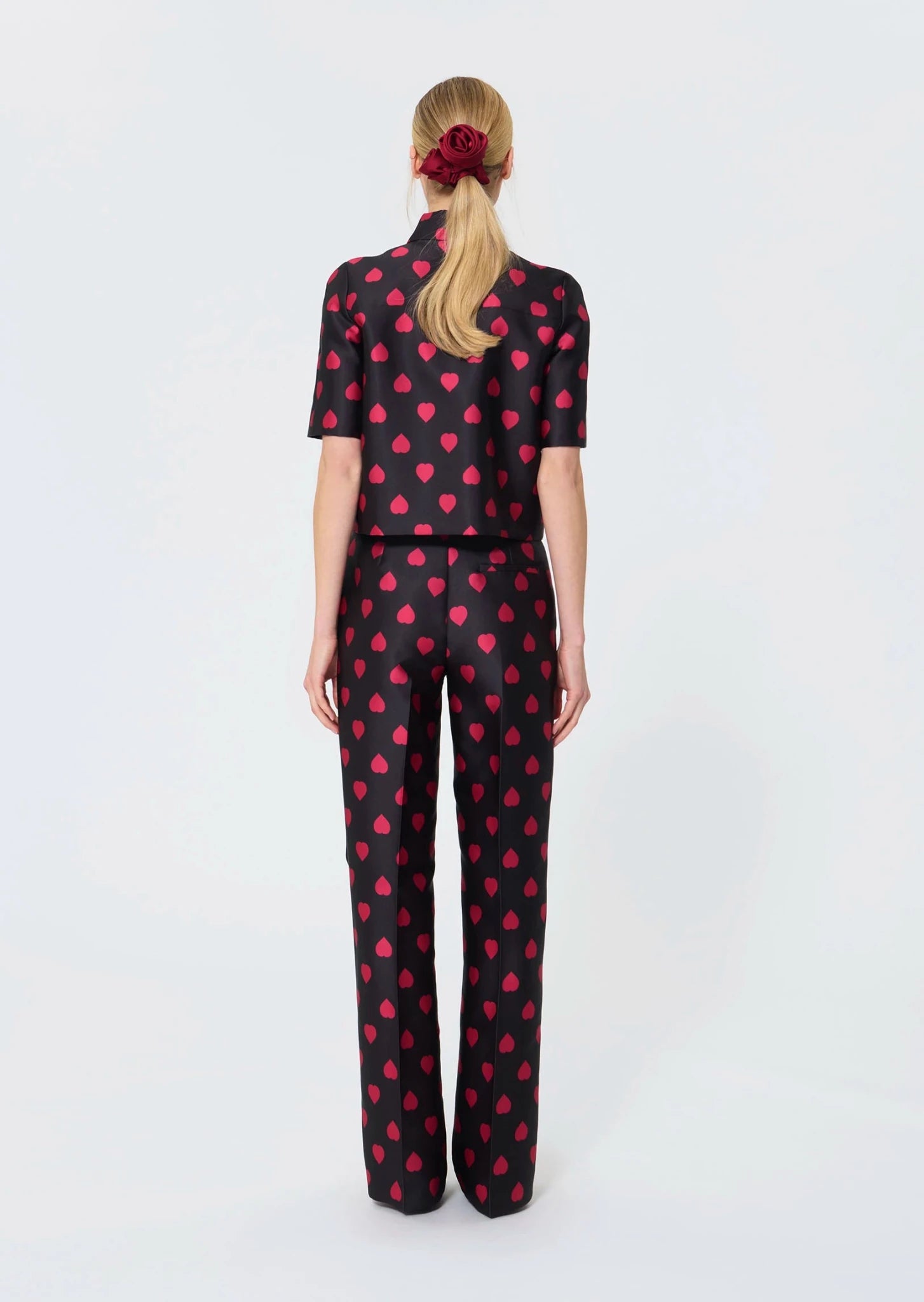 Tara Jarmon - Carolane Black Heart Shirt Jacket - Edit by Elaine Turner