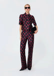 Tara Jarmon - Carolane Black Heart Shirt Jacket - Edit by Elaine Turner