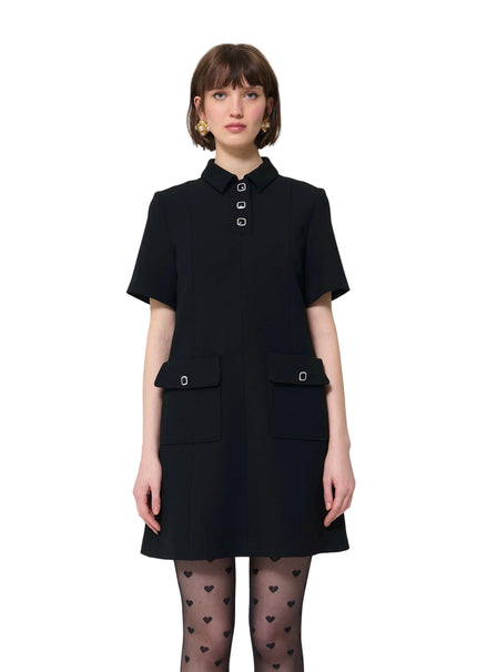 Tara Jarmon - Roanne Black Dress - Edit by Elaine Turner