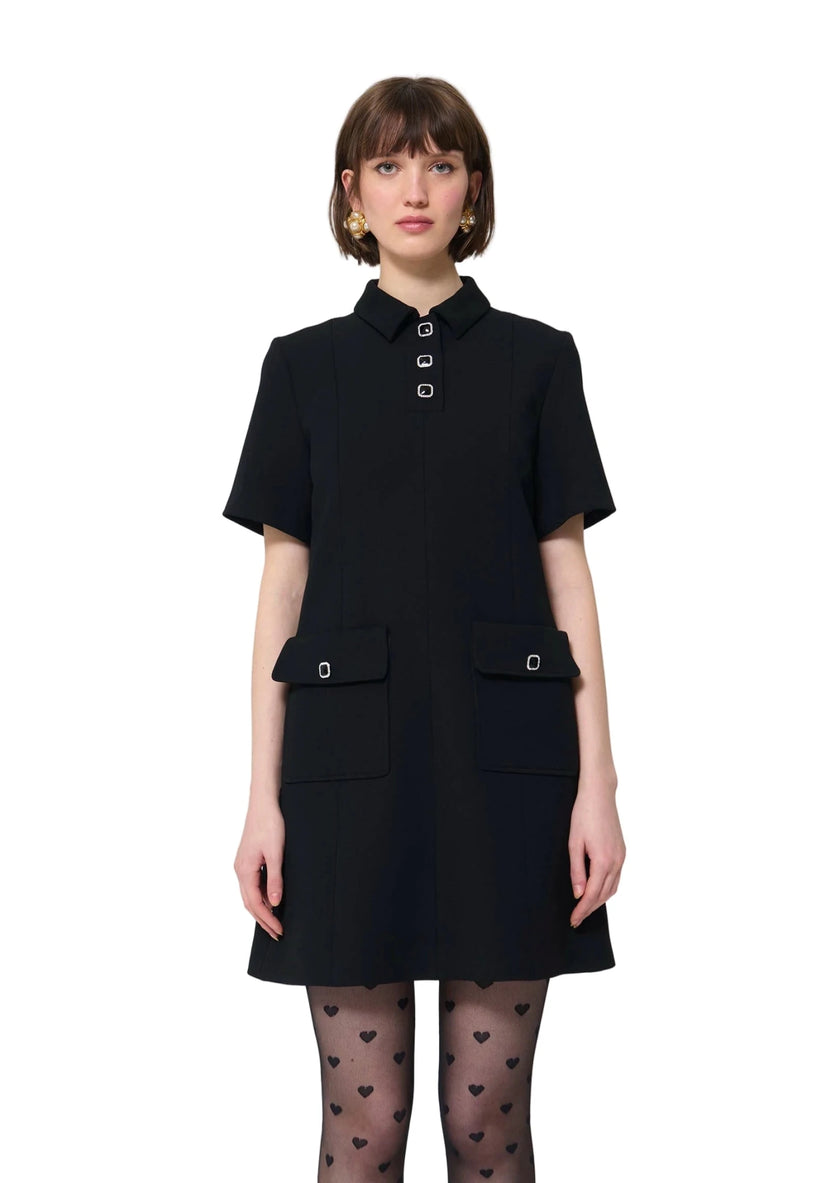 Tara Jarmon - Roanne Black Dress - Edit by Elaine Turner