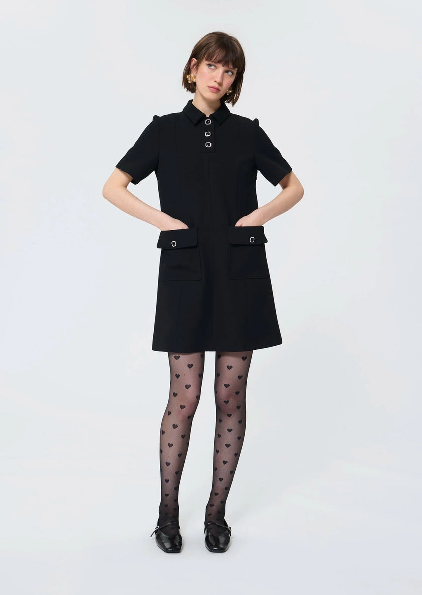 Tara Jarmon - Roanne Black Dress - Edit by Elaine Turner