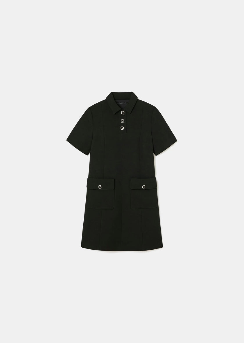 Tara Jarmon - Roanne Black Dress - Edit by Elaine Turner