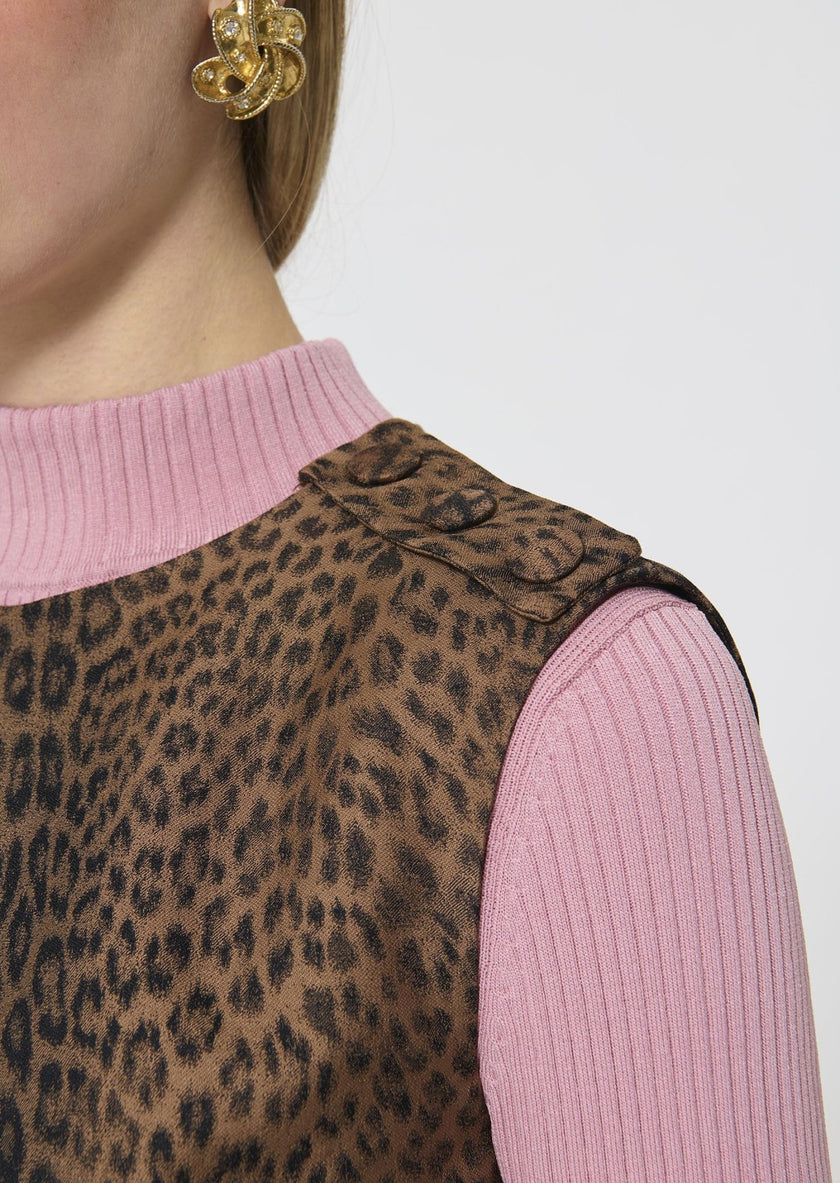 Tara Jarmon - Rohane Cheetah Print Dress - Edit by Elaine Turner