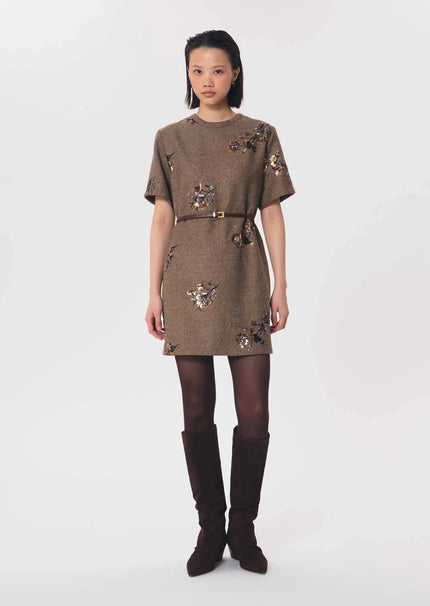 Tara Jarmon- Romia Dress - Caramel - Edit by Elaine Turner