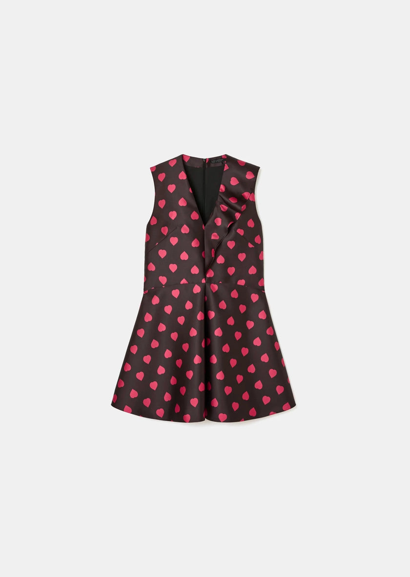 Tara Jarmon - Rumba Black Heart Dress - Edit by Elaine Turner