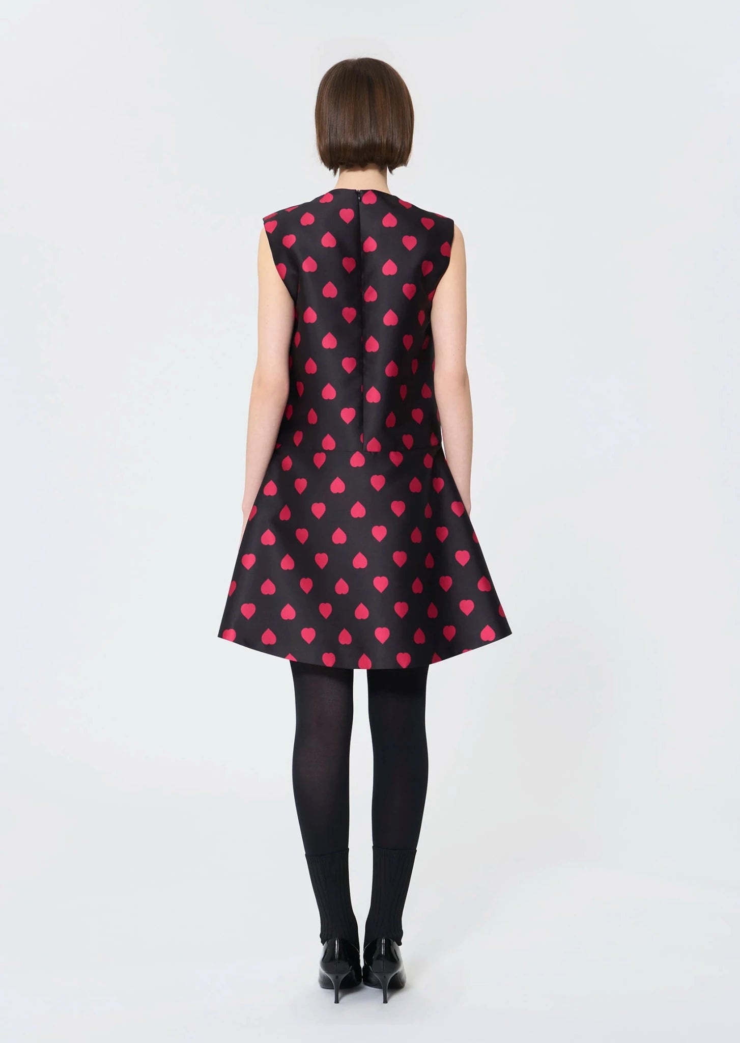 Tara Jarmon - Rumba Black Heart Dress - Edit by Elaine Turner