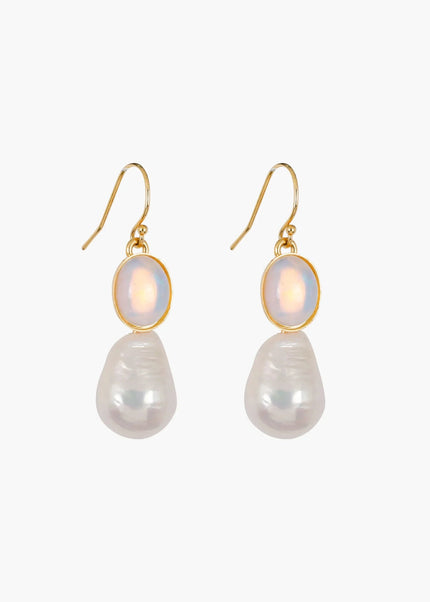 Tatum Earrings- Opal - Edit by Elaine Turner