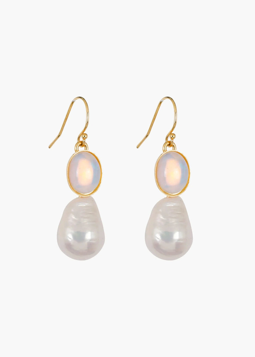 Tatum Earrings- Opal - Edit by Elaine Turner