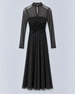 Twinset- Tulle Maxi Dress - Deep Brown - Edit by Elaine Turner