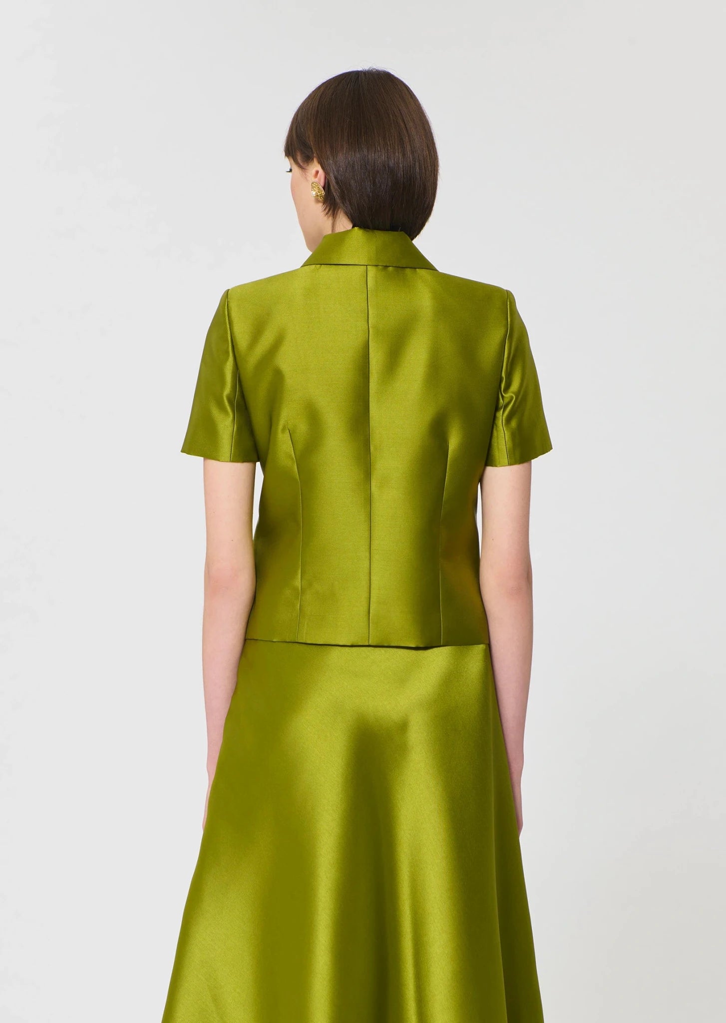 Victoire Green Duchess Jacket - Edit by Elaine Turner
