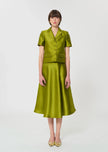 Victoire Green Duchess Jacket - Edit by Elaine Turner