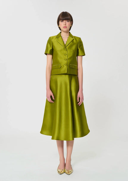 Victoire Green Duchess Jacket - Edit by Elaine Turner