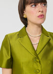 Victoire Green Duchess Jacket - Edit by Elaine Turner