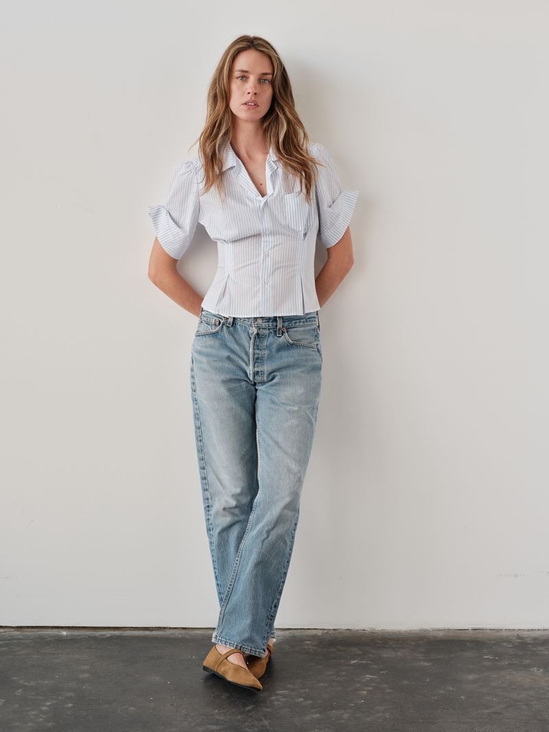 Wear Cissa- The Breeze Blouse - Royce Stripe - Edit by Elaine Turner
