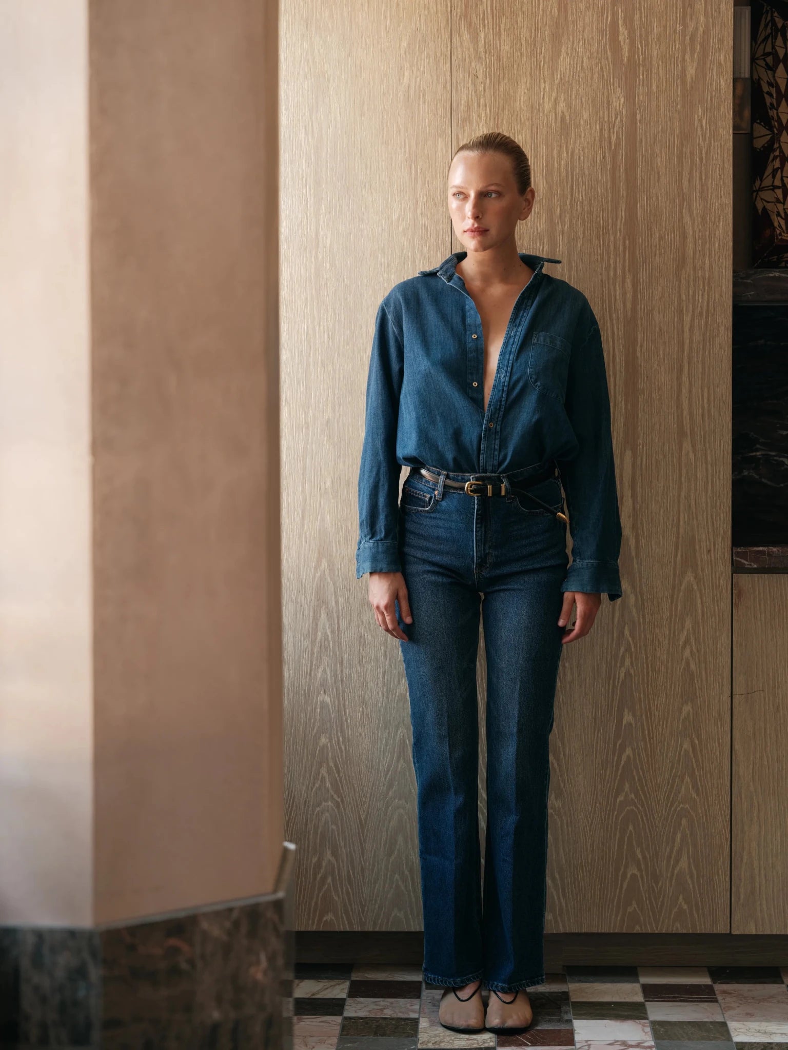 Wear Cissa - The Men's Shirt- Denim - Edit by Elaine Turner