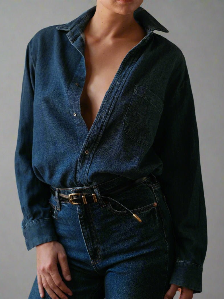 Wear Cissa - The Men's Shirt- Denim - Edit by Elaine Turner