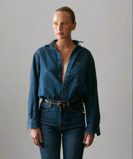 Wear Cissa - The Men's Shirt- Denim - Edit by Elaine Turner