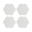 White Scallop Coasters- Set of 4 - Edit by Elaine Turner